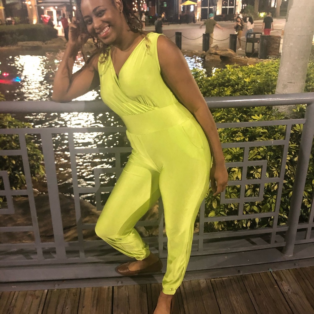 Green full body jumper